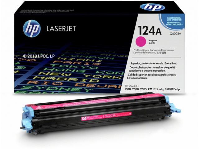 Картридж HP Q6003A № 124A пурпурный оригинальный Картридж HP Q6003A № 124A пурпурный оригинальный