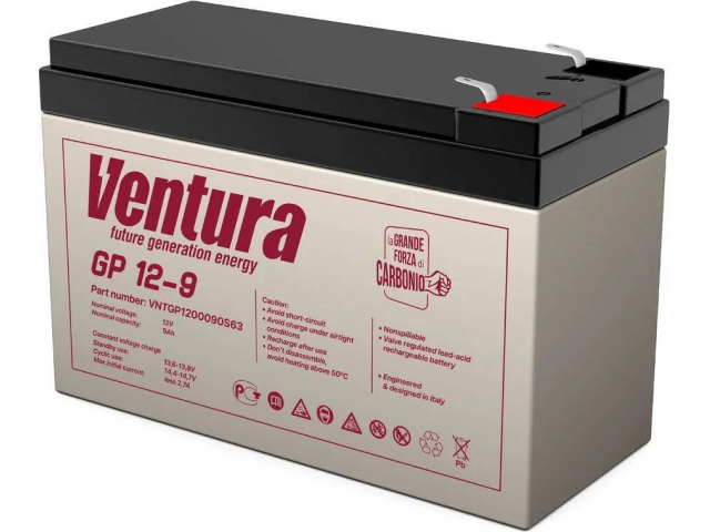 Аккумуляторная батарея для ИБП VENTURA GP 12-9 Аккумуляторная батарея для ИБП VENTURA GP 12-9