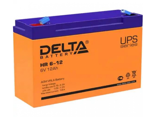 DELTA BATTERY Аккумуляторная батарея Delta HR 6-12 DELTA BATTERY Аккумуляторная батарея Delta HR 6-12