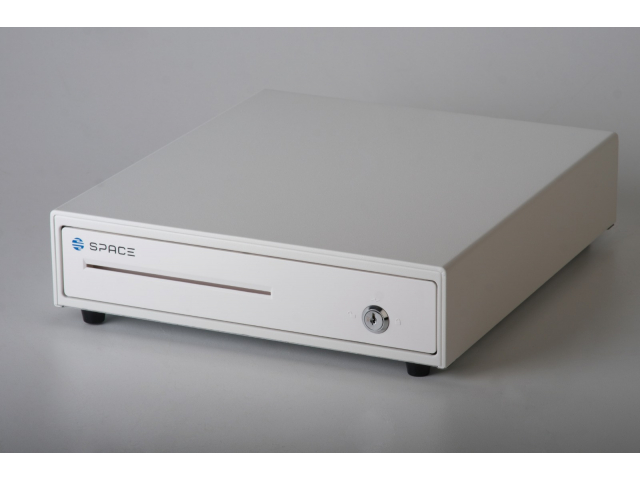 Денежный ящик SPACE BOX-330W (белый, механический, PUSH) Денежный ящик SPACE BOX-330W (белый, механический, PUSH)