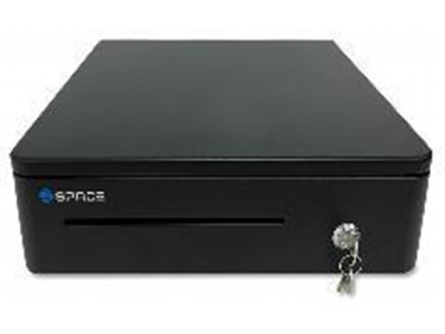 Денежный ящик SPACE BOX-330R (электромеханический)(черный/белый)