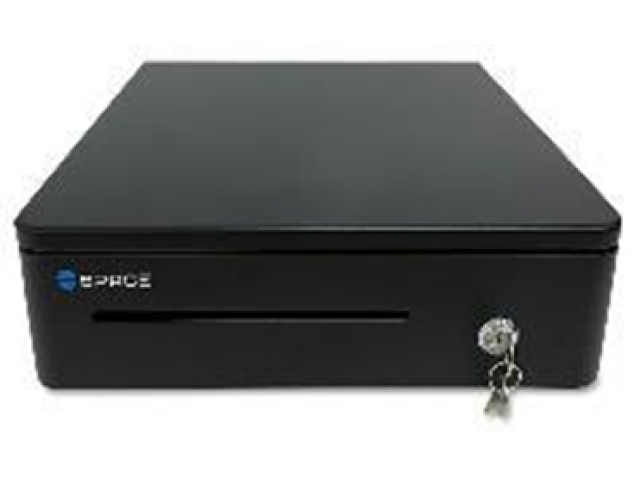 Денежный ящик SPACE BOX-330MR (черный/белый, механический, PUSH) Денежный ящик SPACE BOX-330MR (черный/белый, механический, PUSH)